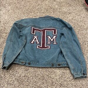 Texas A&M Blue Denim Jacket